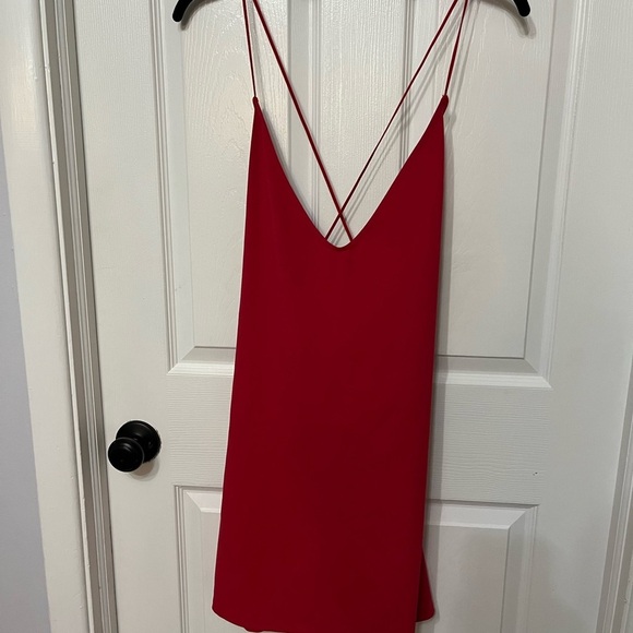 Free People strappy backless dress red intimately XL bodycon sleepwear - Picture 2 of 6